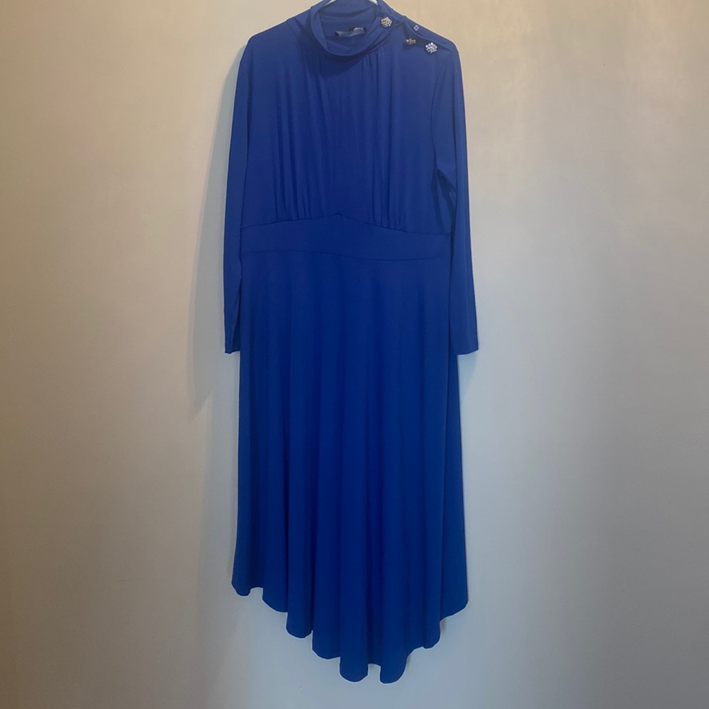 Blue long dress